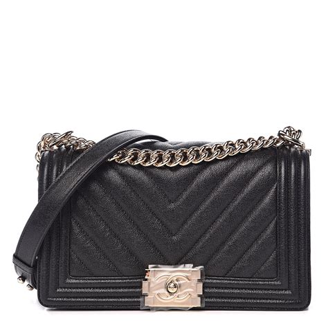 chanel caviar chevron boy|The Ultimate Guide to the Chanel Boy Bag .